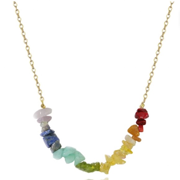 Healing stone necklaces Chakra necklace for women spiritual jewelry for mom gift